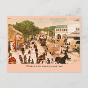 1905 Street Scene Colombo Ceylon Lipton Briefkaart