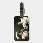 1905 Vriendinnen Drink bier Bagagelabel (Voorkant verticaal)