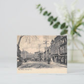 1905 Winkels Main St. Rahway NJ Briefkaart (Staand voorkant)