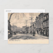 1905 Winkels Main St. Rahway NJ Briefkaart (Voorkant / Achterkant)