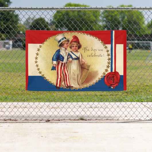 1906 4 juli De dag waarop we vieren Spandoek (Insitu)