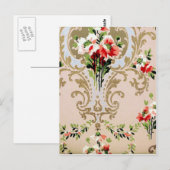 1906 Achtergrond zeeslakken Briefkaart (Voorkant / Achterkant)