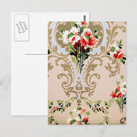 1906 Achtergrond zeeslakken Briefkaart (Voorkant / Achterkant)