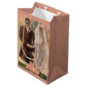 1906 Edwardiaanse bruiloft Medium Cadeauzakje (Voorkant Gekanteld)