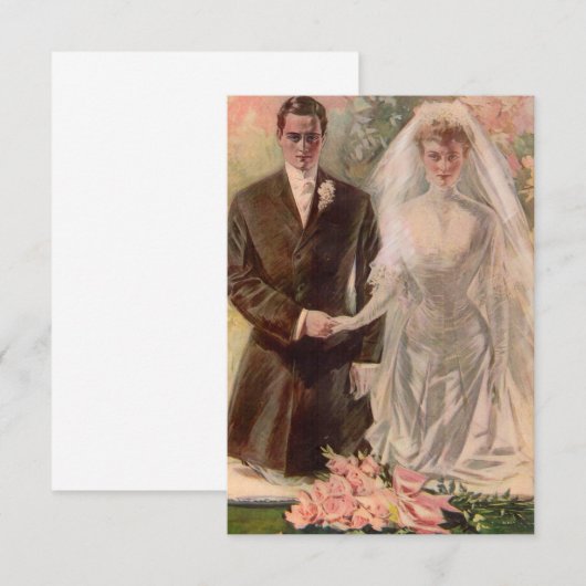 1906 Edwardian bruiloft (Voorkant / Achterkant)