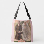 1906 Edwardian bruiloft Crossbody Tas (Voorkant)