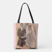 1906 Edwardian bruiloft Tote Bag (Achterkant)