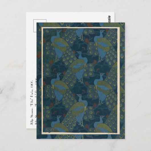 1906  Europese vredeskunsten Briefkaart (Voorkant / Achterkant)