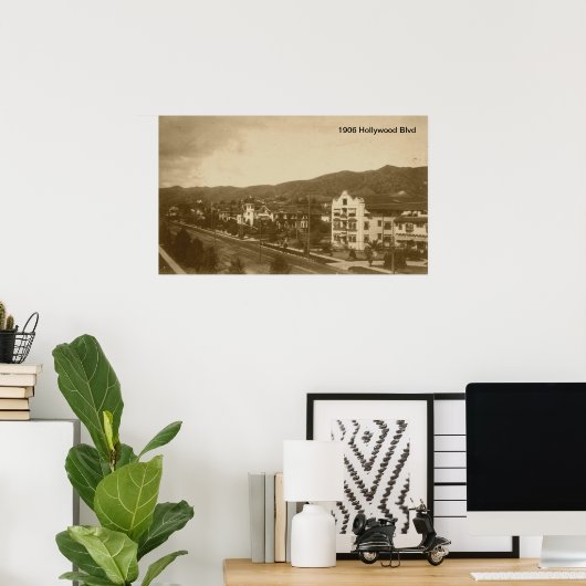 1906 Hollywood Blvd Print (Thuiskantoor)