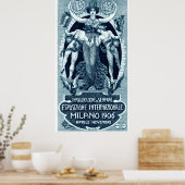1906 Internationale Expo in Milaan Poster (Keuken)