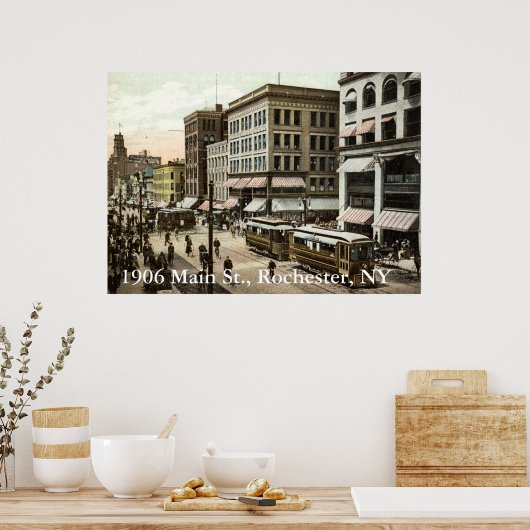 1906 Main St., Rochester, NY Poster (Keuken)