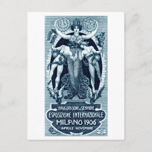 1906 Milan International Expo Briefkaart (Voorkant)