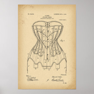 1906 Patentcorset Poster