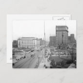 1906 Public Square Cleveland Ohio Briefkaart (Voorkant / Achterkant)
