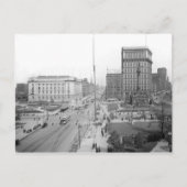 1906 Public Square Cleveland Ohio Briefkaart (Voorkant)
