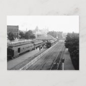 1906 Station Petosky Mass. Briefkaart (Voorkant)