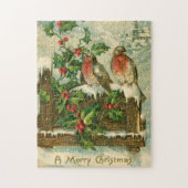  1906 vogels in sneeuwkerst legpuzzel (Verticaal)