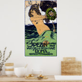 1907 Italiaans slagschip Roma Poster (Keuken)