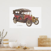 1907 TT Model Rover Automobile Poster (Keuken)