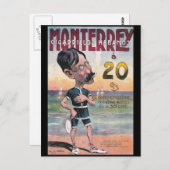 1907 Vintage Monetrrey Cigar Advertisement Briefkaart (Voorkant / Achterkant)