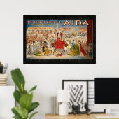 1908 Aida - Heruitgifte Vintage 36 x 24 Poster (Thuiskantoor)
