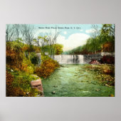 1908 Bronx River Herfsten, Bronx Park, New York Ci Poster (Voorkant)