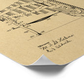 1908 Folding Camera Patent Art Drawing Print (Hoek)