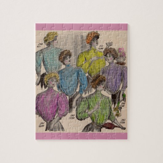 1908 Gimbels dames blouses waïst nr. 1 Legpuzzel (Verticaal)
