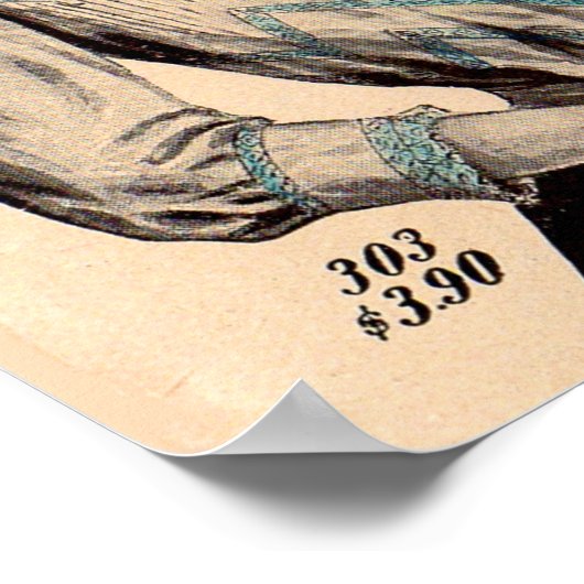 1908 Gimbels dames blouses waïst nr. 1 Poster (Hoek)