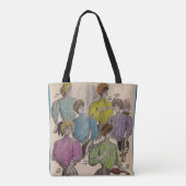 1908 Gimbels dames blouses waïst nr. 1 Tote Bag (Achterkant)