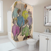 1908 Gimbels dames blouses waïst nr. 2 Douchegordijn (In situ)