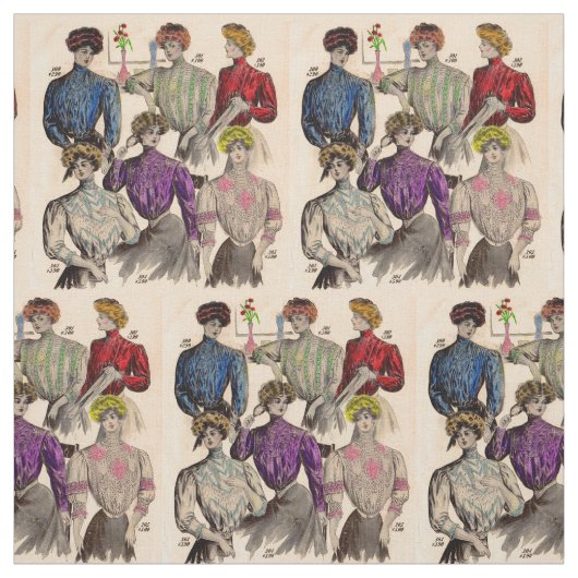 1908 Gimbels dames blouses waïst nr. 2 Stof (Swatch)