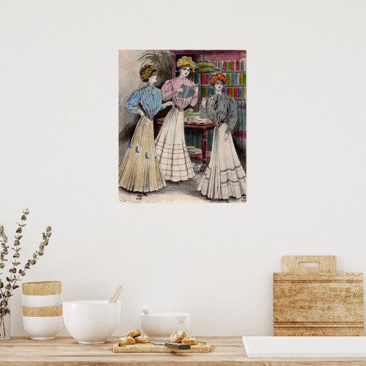 1908 Gimbels jurken nr. 1 Poster (Keuken)