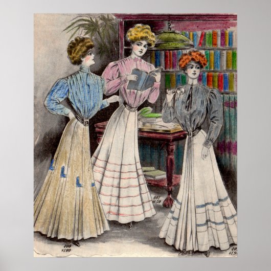 1908 Gimbels jurken nr. 1 Poster (Voorkant)