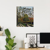 1908 Henri Rousseau Painting Poster (Thuiskantoor)