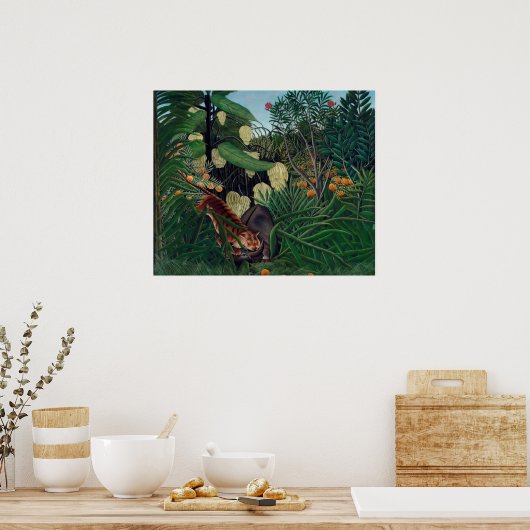 1908 Henri Rousseau Painting Poster (Keuken)