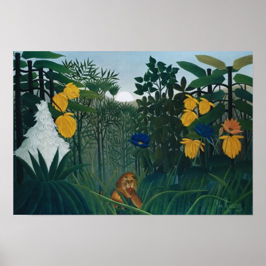 1908 Henri Rousseau Painting Poster (Voorkant)