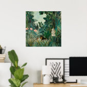 1908 Henri Rousseau Painting Poster (Thuiskantoor)