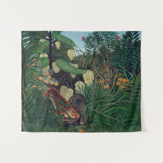 1908 Henri Rousseau Painting Wandkleed (Voorkant (horizontaal))