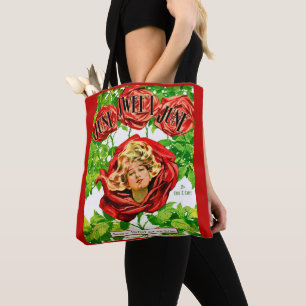 1908 June Sweet June bladmuziek afdruk Tote Bag