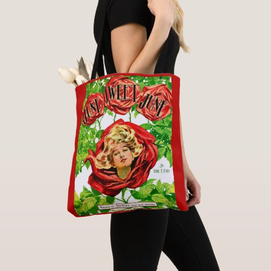 1908 June Sweet June sheet music print Tote Bag (Dichtbij)