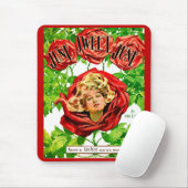 1908 juni Sweet June bladmuziek afdruk Muismat (Met muis)