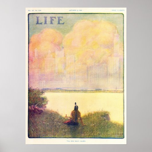  1908 Life Magazine, New York City Poster (Voorkant)
