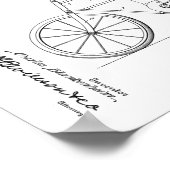 1908 Lijst voor fietspatroon — Kunstafdrukken Poster (Hoek)