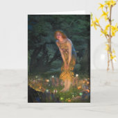 1908, Midzomernacht door Edward Robert Hughes Kaart (Gele Bloem)