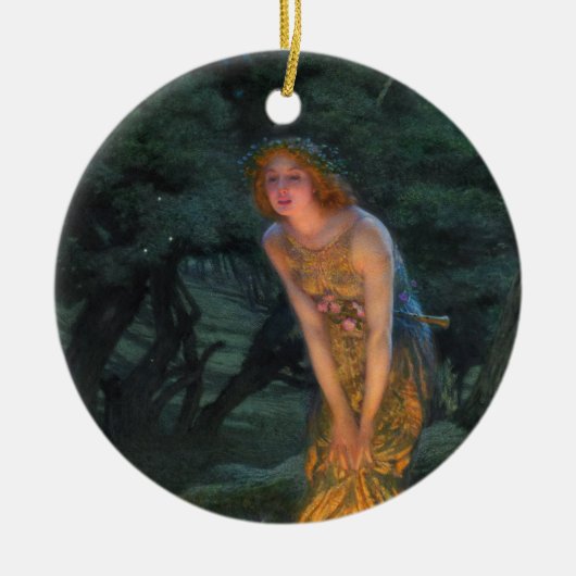 1908, Midzomernacht door Edward Robert Hughes Keramisch Ornament (Voorkant)