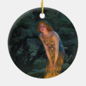 1908, Midzomernacht door Edward Robert Hughes Keramisch Ornament (Achterkant)