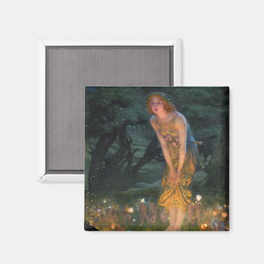 1908, Midzomernacht door Edward Robert Hughes Magneet (Voorkant / Achterkant)