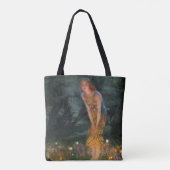 1908, Midzomernacht door Edward Robert Hughes Tote Bag (Achterkant)