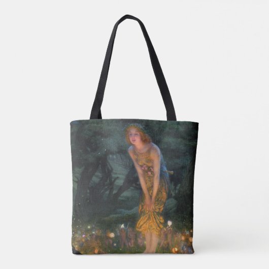 1908, Midzomernacht door Edward Robert Hughes Tote Bag (Achterkant)